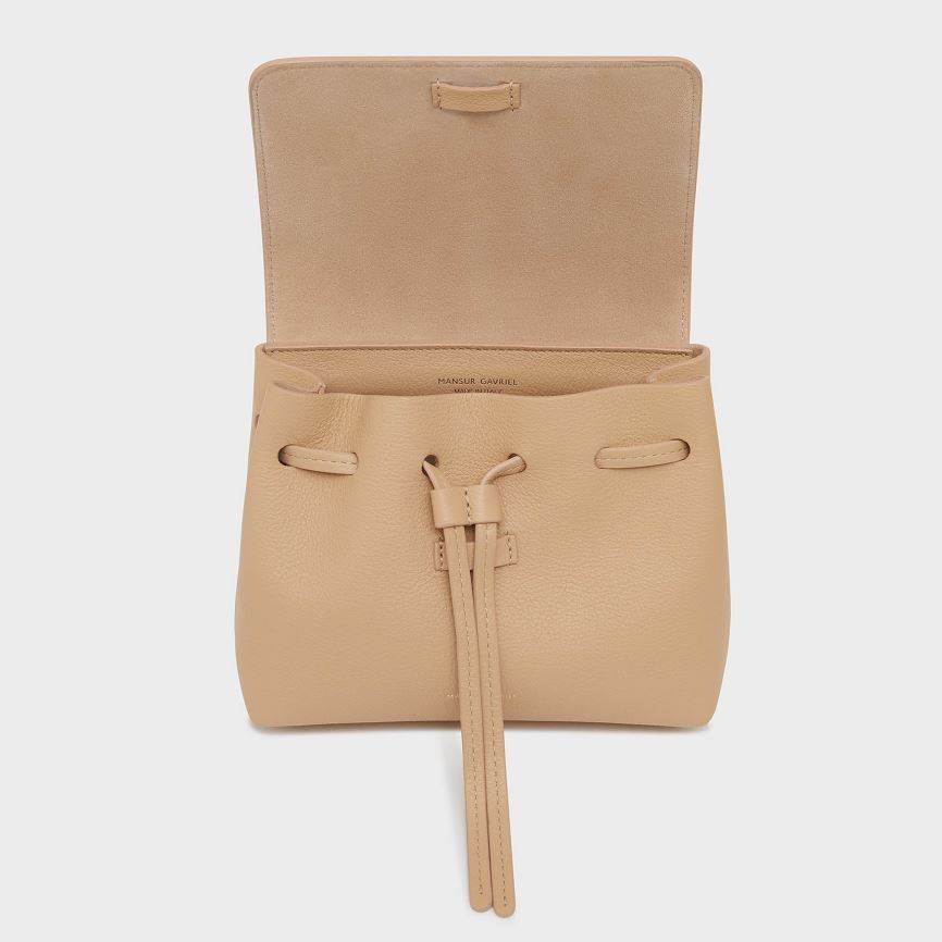 Women's Mansur Gavriel Mini Soft Lady Bucket Bags Light Brown | AU 75M6IG